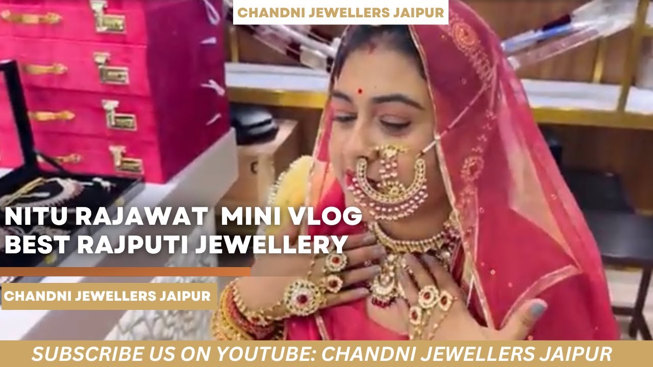 Nitu Rajawat ji ne kiya Chandni Jewellers Jaipur Visit | Mini Vlog | Best Rajputi Jewellery | Gold