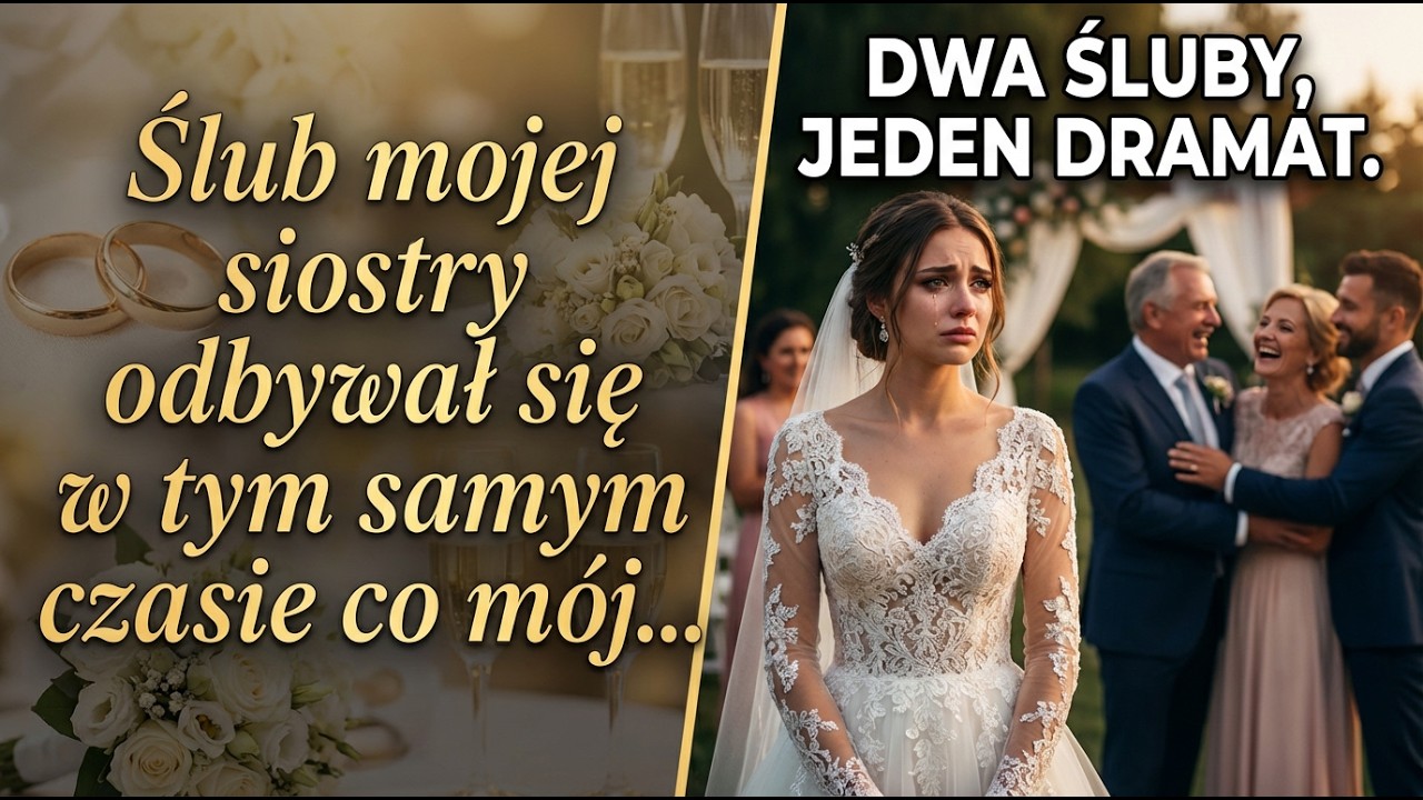 „Ślub mojej siostry odbywał się w tym samym czasie co mój  Nasi rodzice poszli na jej uroczystość, a