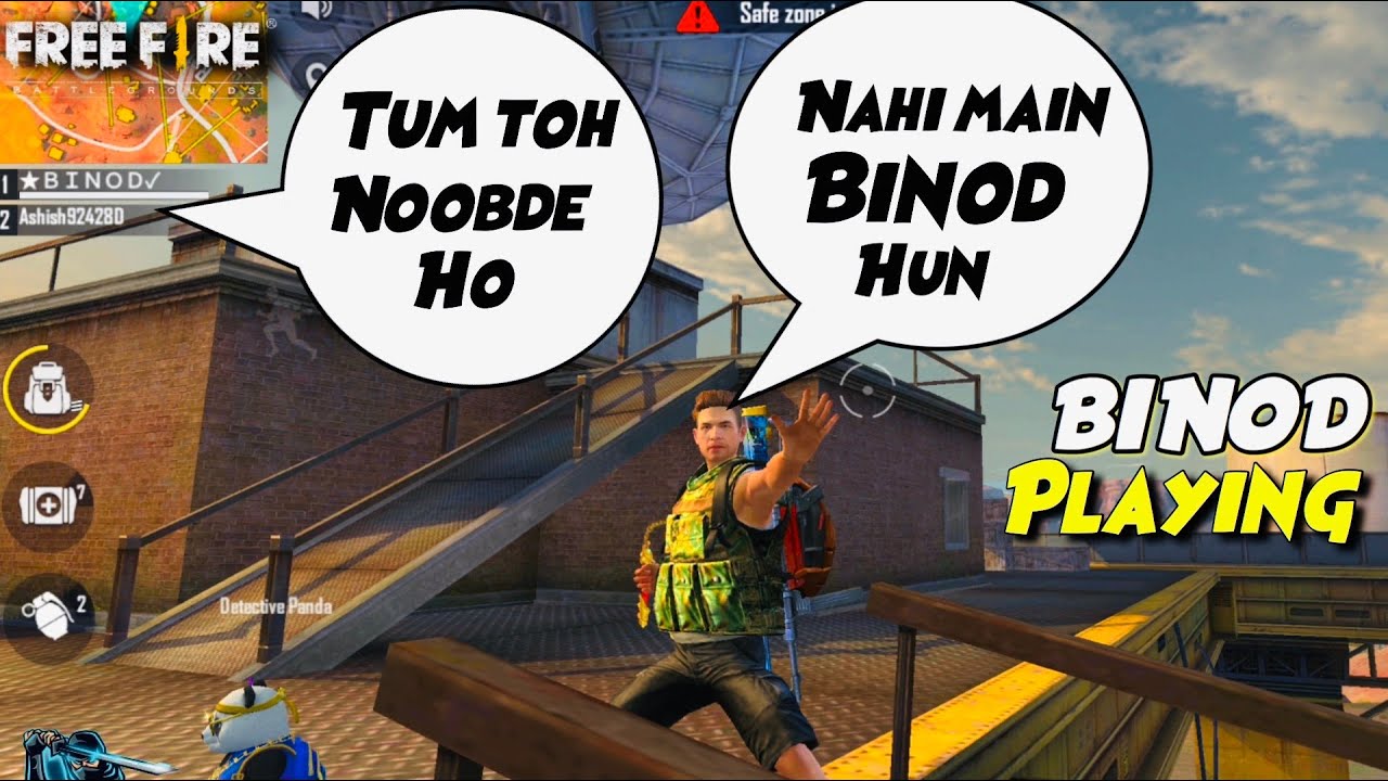 БИНОД ИГРАЕТ В FREE FIRE С ДИДЖЕЕМ ALOK PRO MANUS PRANK || TONDE GAMER