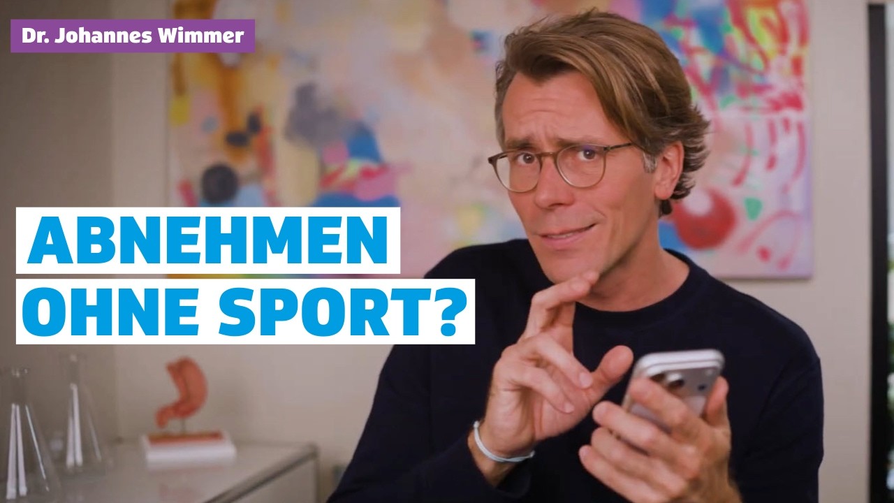 Abnehmen ohne Sport und Schwei&szlig;? Dr. Johannes Wimmer