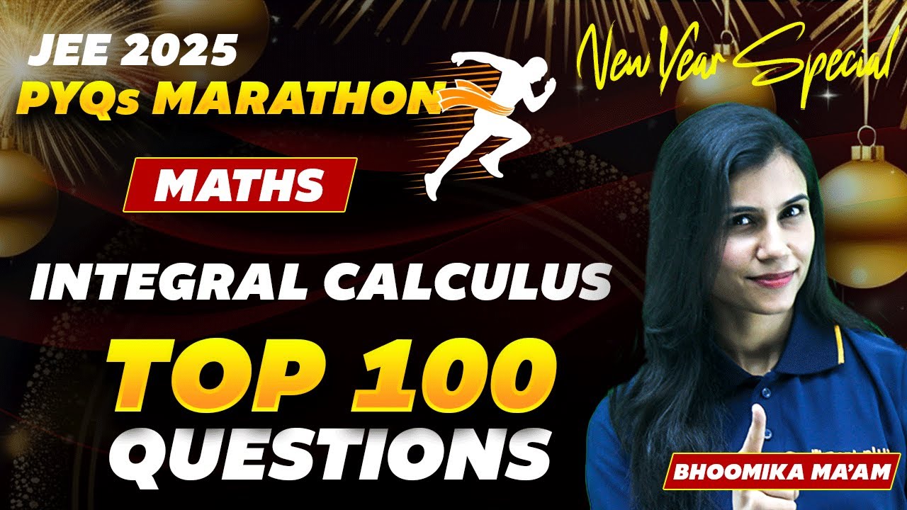 Maths Marathon🔥 | Integral Calculus | Top 100 PYQs | JEE Main 2025 | Bhoomika Ma'am | Rankplus