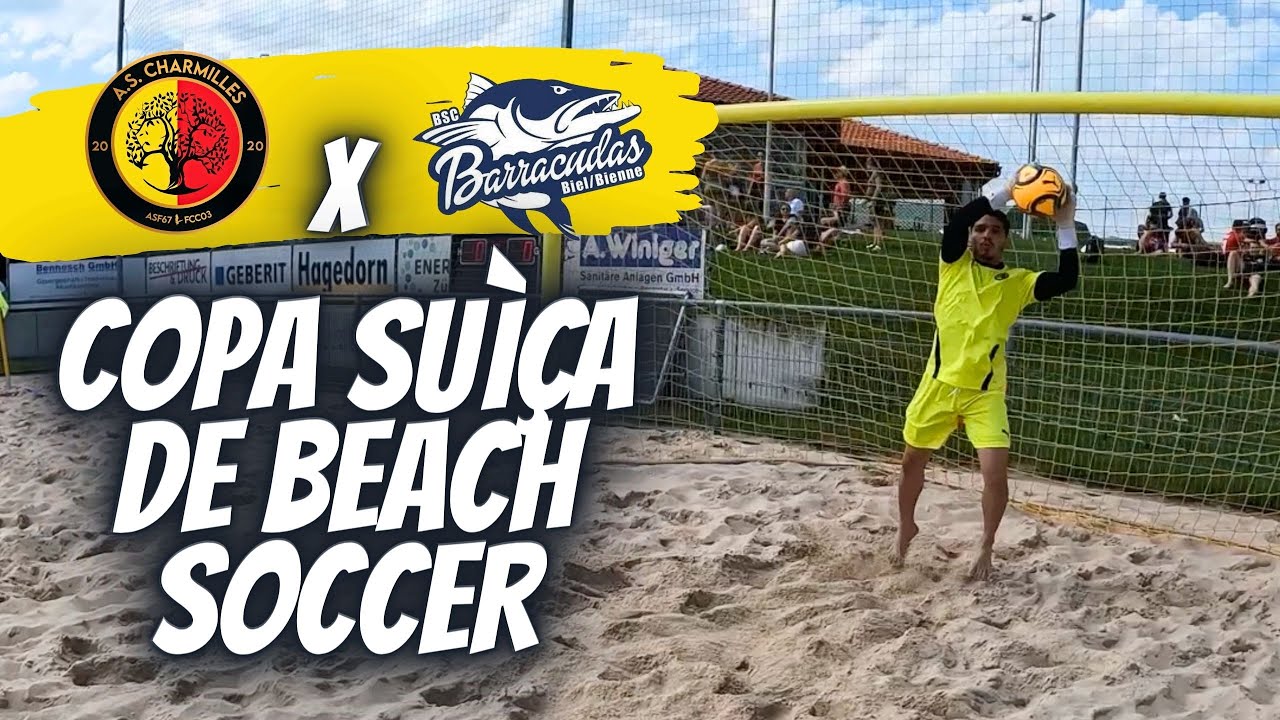 JOGUEI A COPA SUÌÇA DE FUTEBOL DE AREIA | FIZ UMA DEFESA LINDA