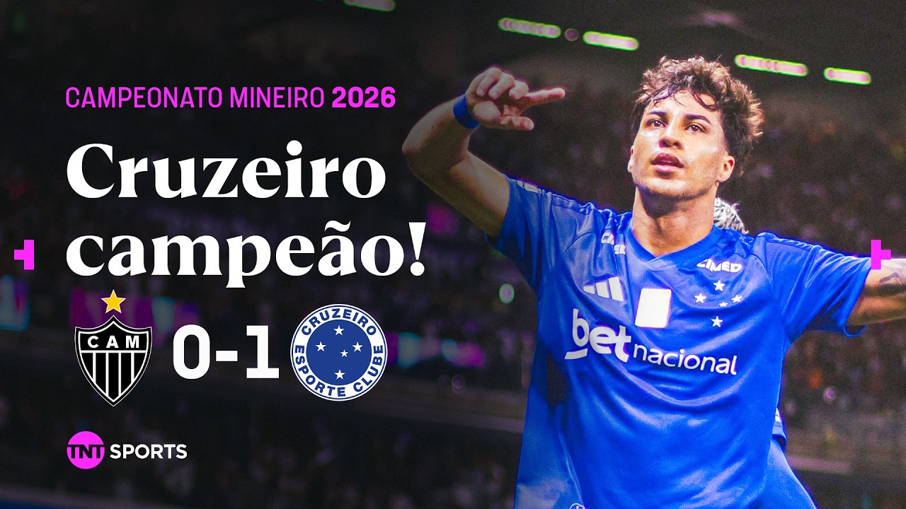 KAIO JORGE CRAVA E CRUZEIRO É CAMPEÃO MINEIRO! ATLÉTICO-MG 0X1 CRUZEIRO