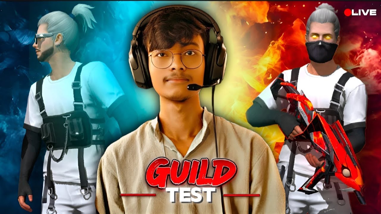 LIVE GUILD TEST 1 VS 2 #freefirelive #shortlive #shorts #trending #raistar#fflive #crossplay