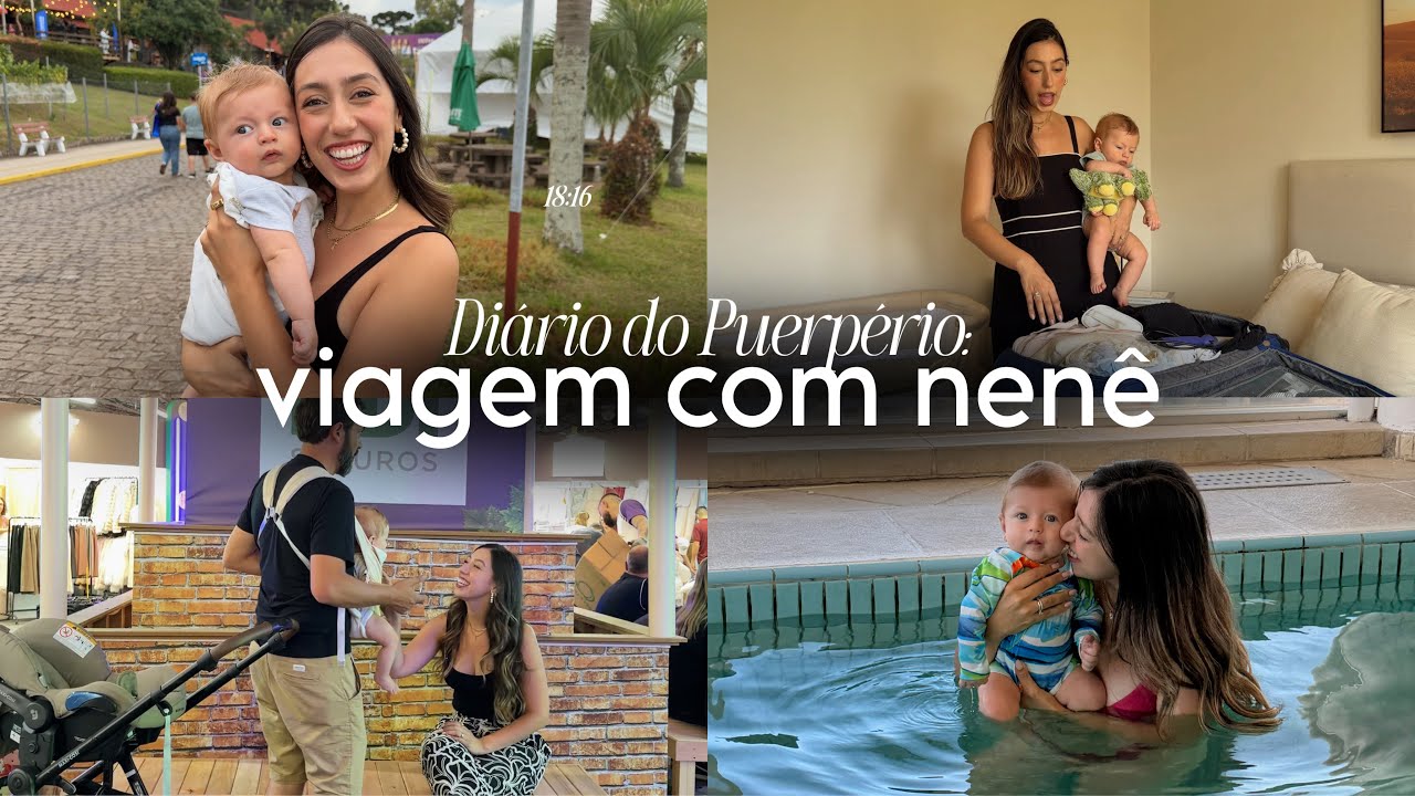 VIAGEM COM BEBÊ de 3 meses: PISCINA QUENTE, COMPRAS no SHOPPING, FAZENDO MALA e +  🌟💖 Cacá Anjos