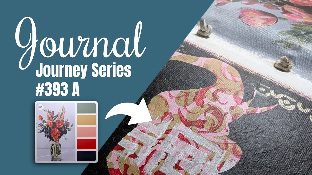 Art Journal Page Inspired by Sarah Renae Clark Color Card 393: Part I