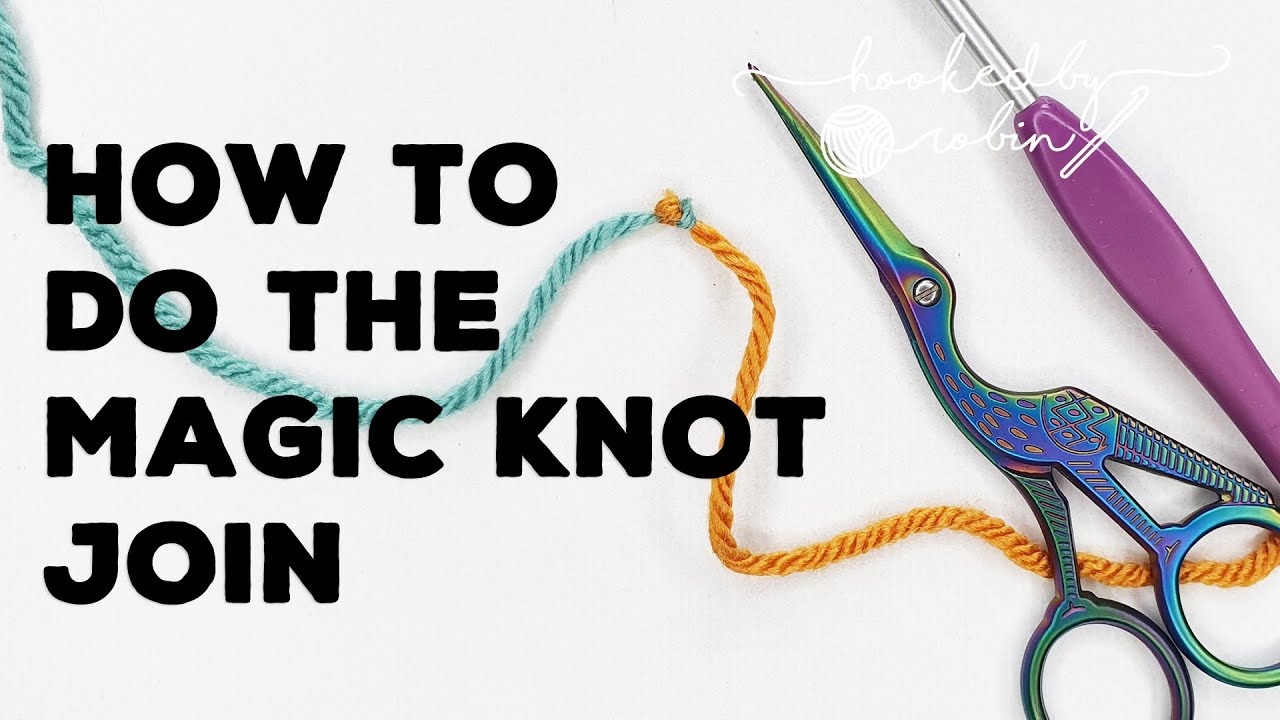 Magic Knot for Joining Yarn (Fisherman's Knot)