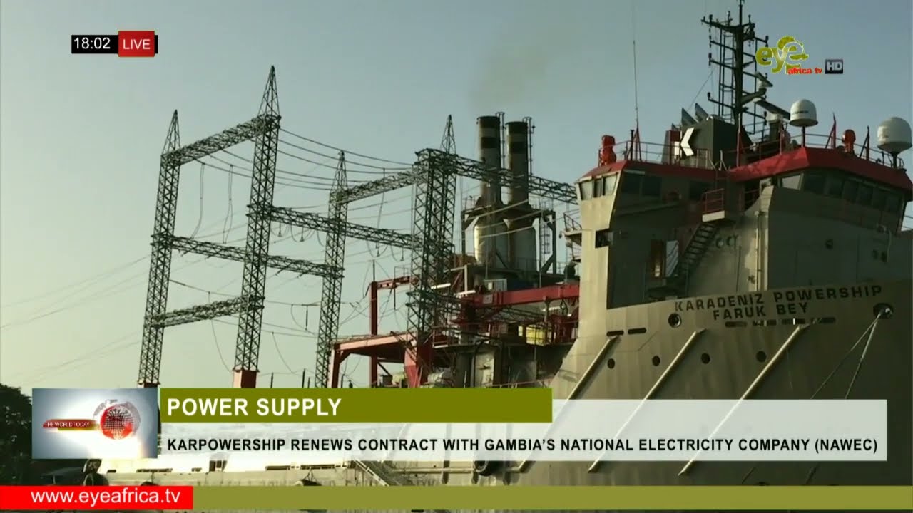 KARPOWERSHIP RENEWS CONTRACT WITH GAMBIA’S NATIONAL ELECTRICITY COMPANY NAWEC