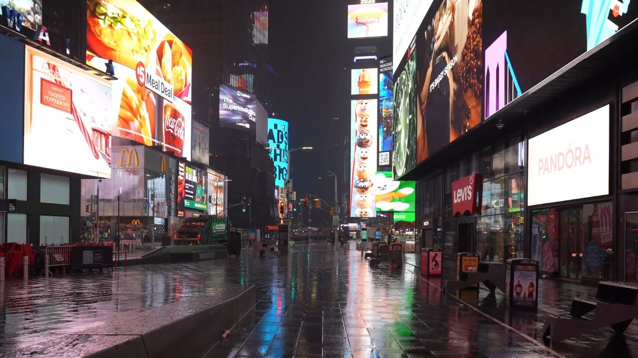 New York under storm