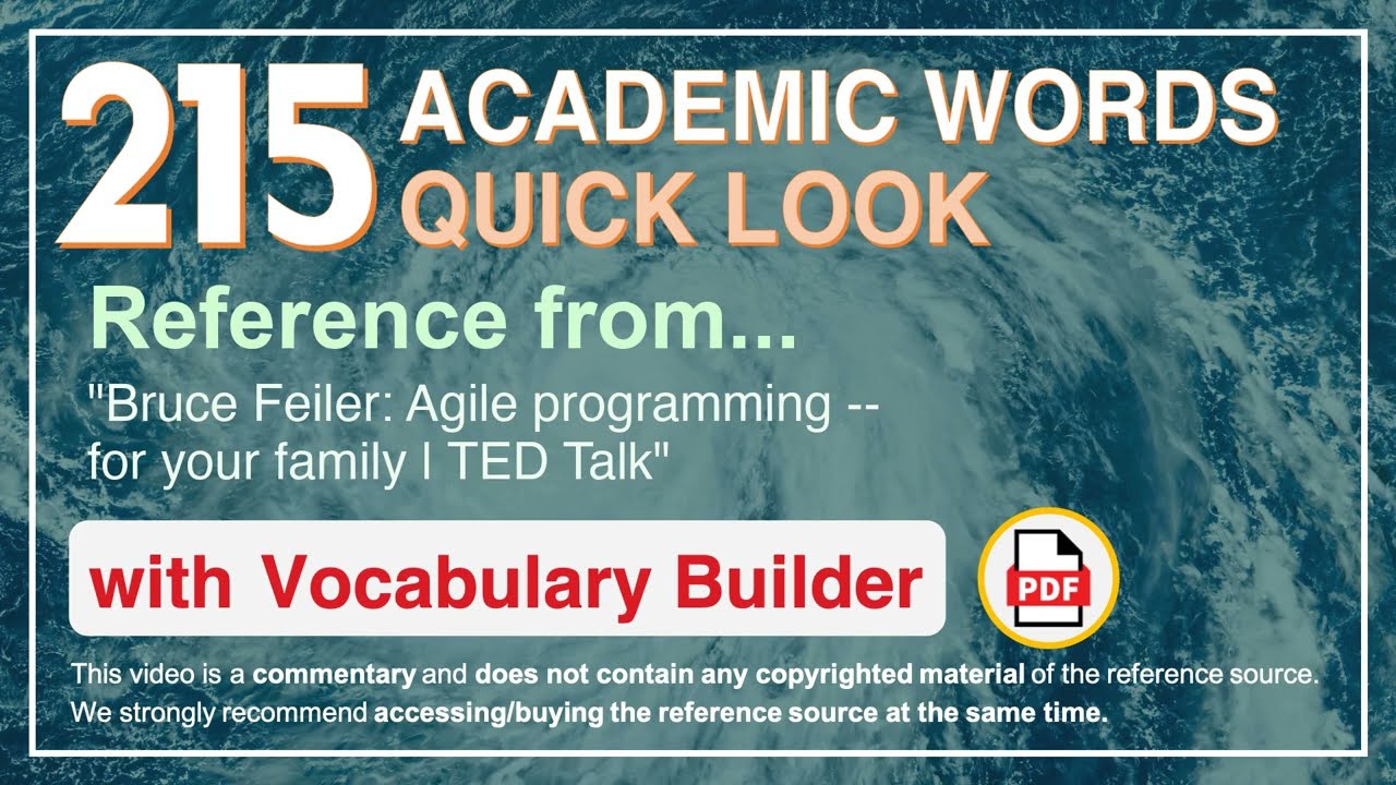 215 Academic Words Quick Look Ref from 
