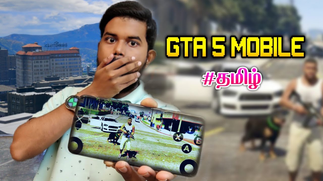 Playing Gta 5 On Mobile 😱 | How To Play Gta 5 On Mobile | CMD Plays