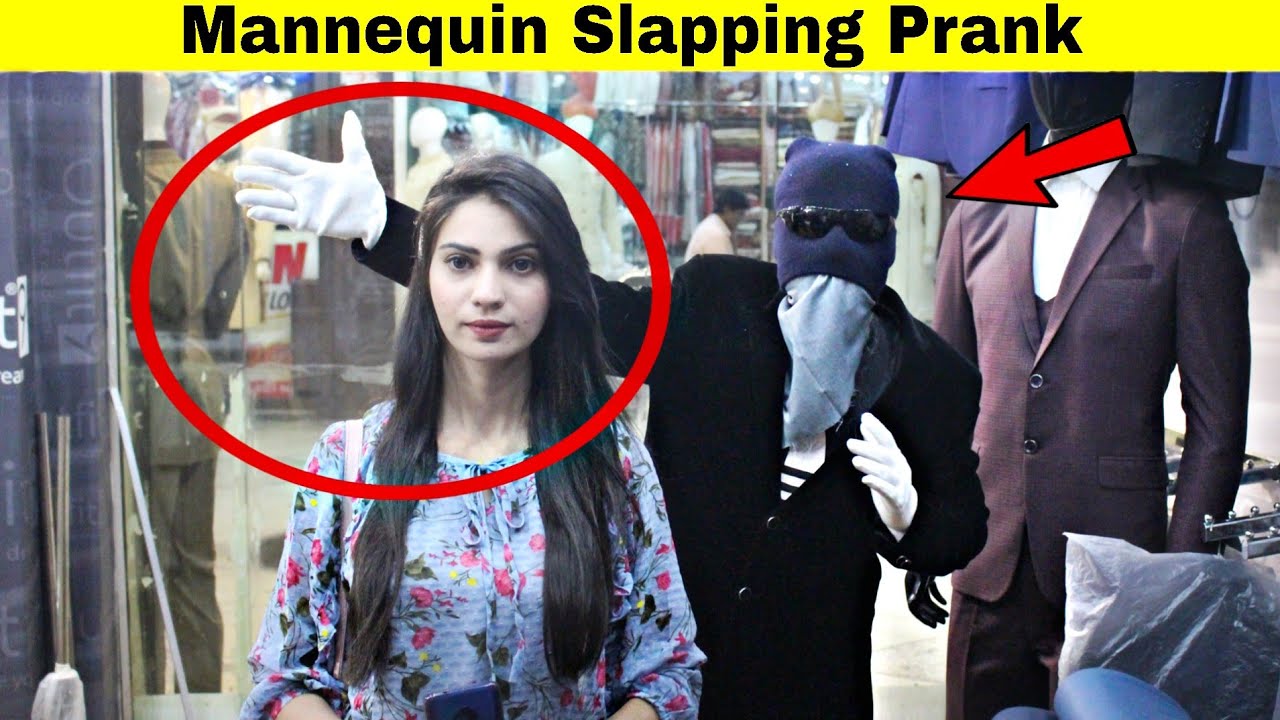 Mannequin Slapping Prank On Girl | Prank in Pakistan | @HitPranks