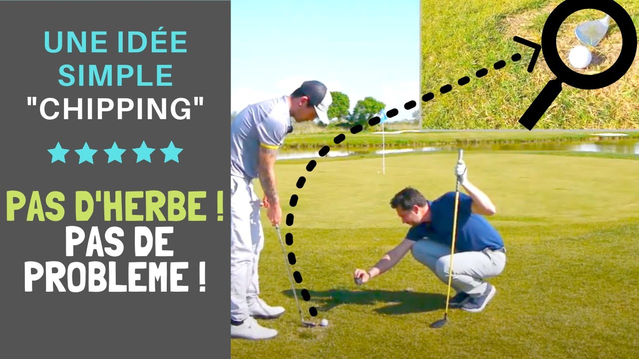 ‼️✅GOLF COMMENT FAIRE DES APPROCHES SANS HERBE  ? cours de golf