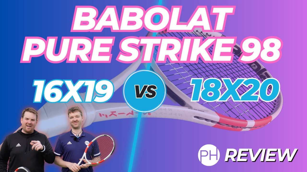 ОБЗОР: BABOLAT PURE STRIKE 16x19 против 18x20 | Обзор ракетки | Сравнение