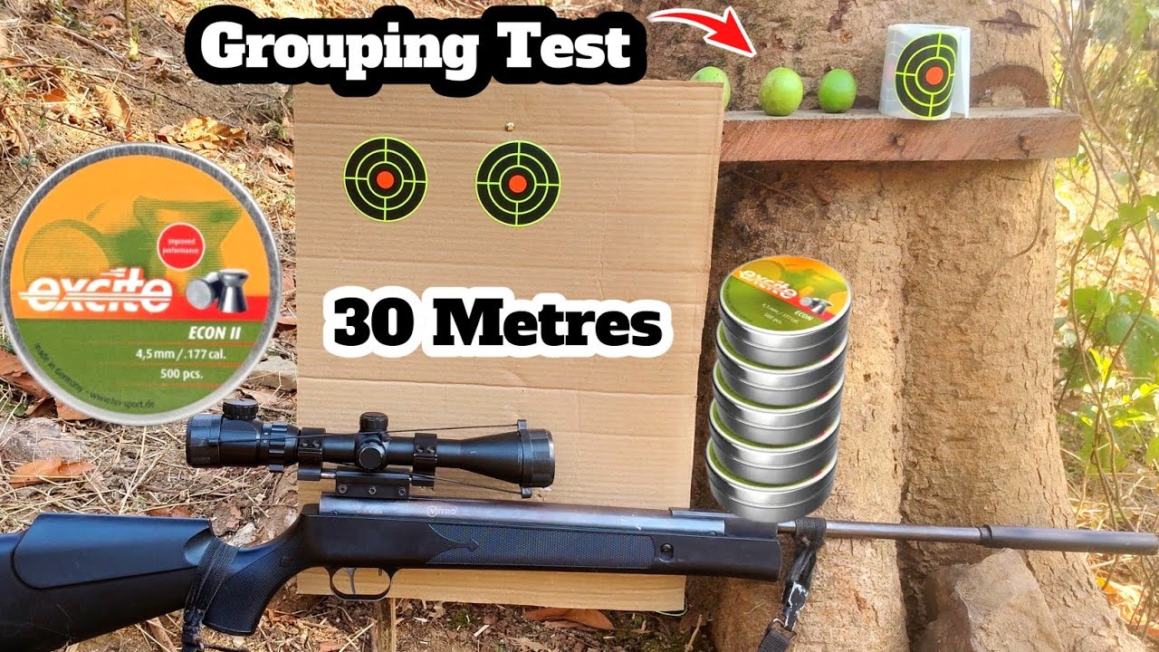 Excite Econ Grouping Test at 30 metres | nx200 air rifle 