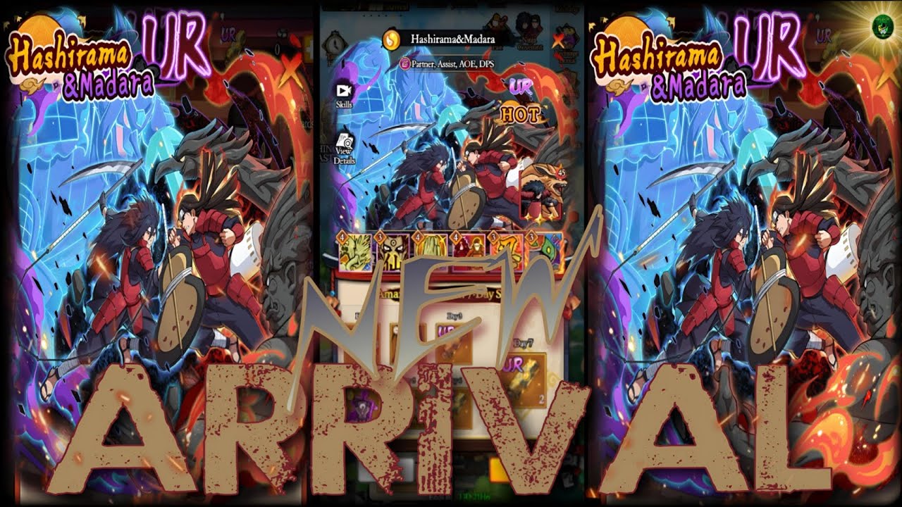 Temple Of Shadows New Limited-Time Summon Fantastic UR Ninja Hashirama & Madara 🔥(Skill Demo)