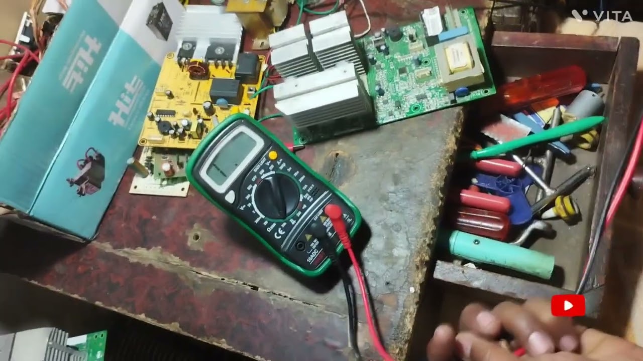 Eapro inverter Solar 1100VA Short curcit  problem repair