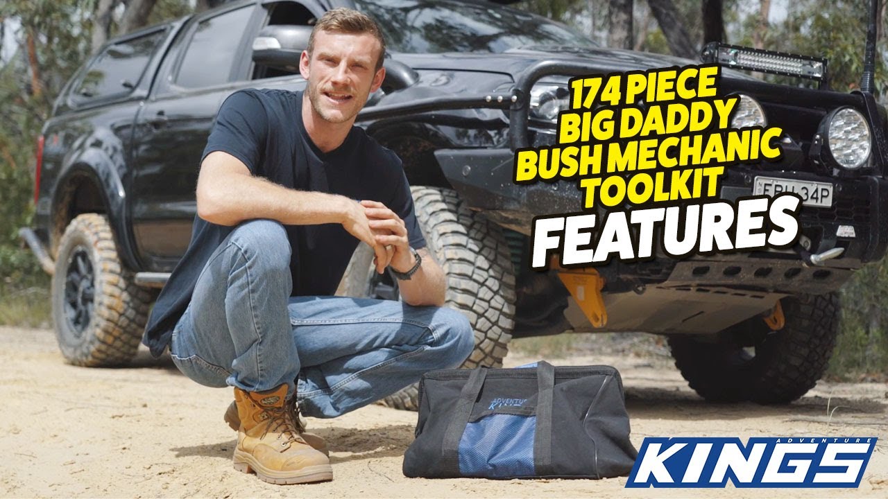 Adventure Kings 174 Piece Big Daddy Bush Mechanic Toolkit Features