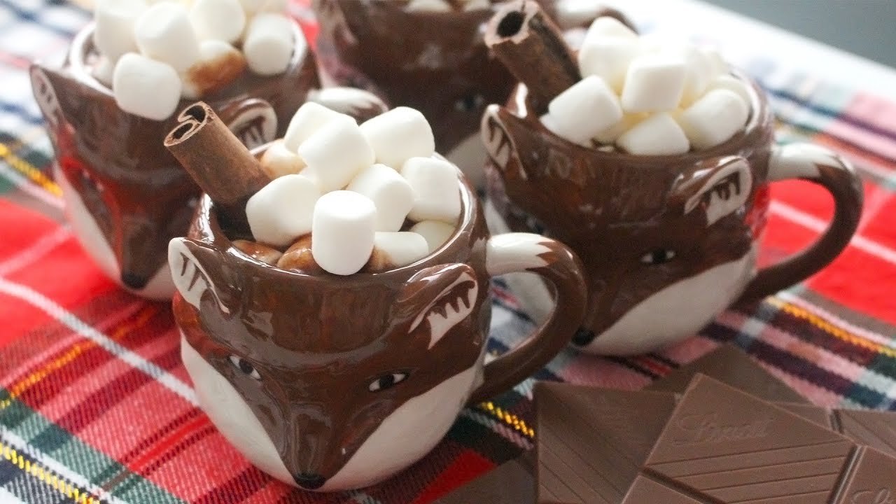 Hot Chocolate with CHOCOLATE BARS!! | RECIPE