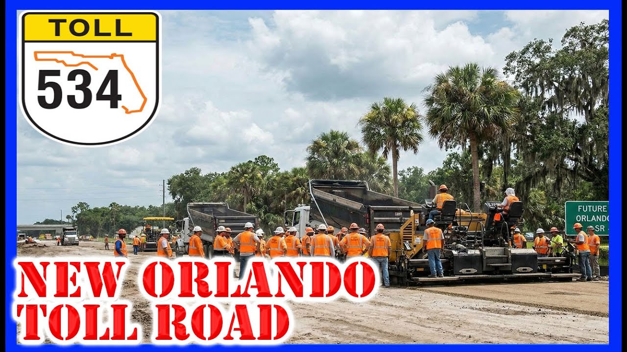 В районе Орландо появится новая платная автомагистраль Florida 534.