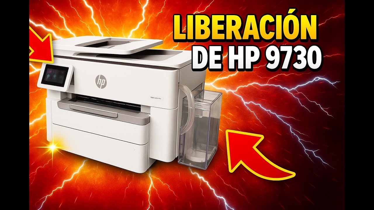LIBERACION DE IMPRESORA HP OFFICEJET PRO 9730 - COMO DESMONTAR TARJETA LOGICA