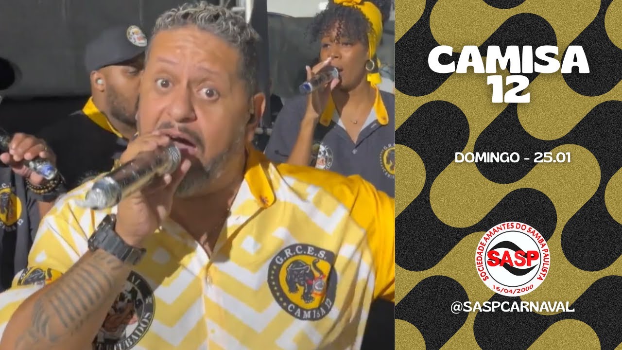 Carnaval 2026 | Camisa 12 – Largada do ensaio técnico (25.01.2026)