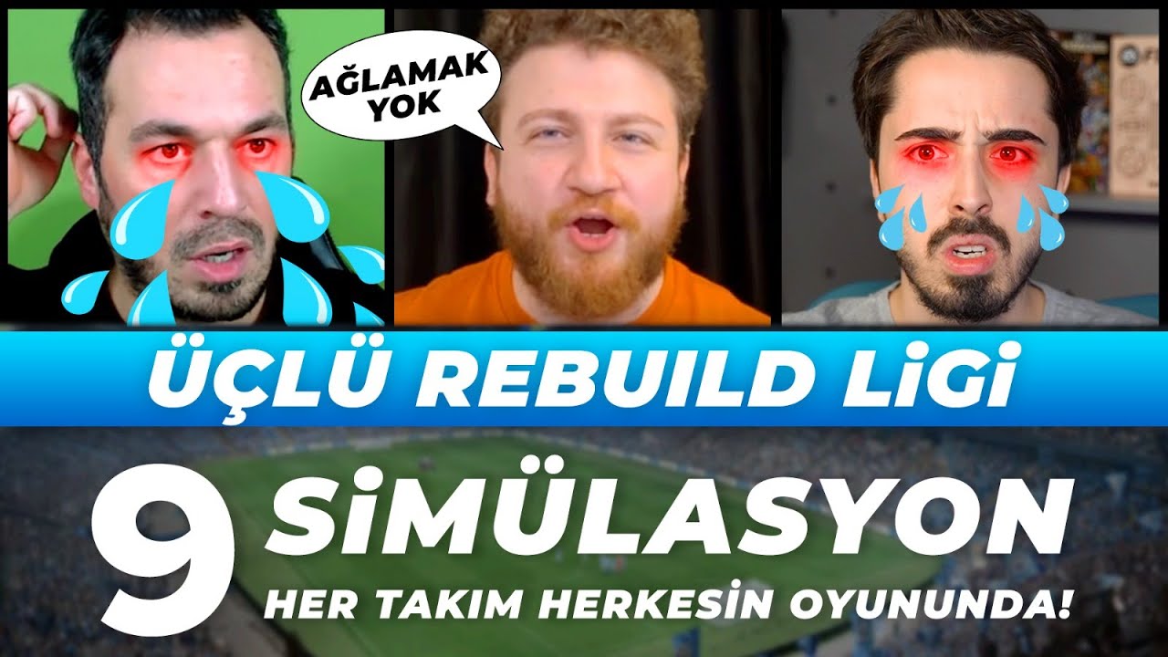 Ağlamayı Yasakladım! | 3 Takım, 9 Simülasyon! | 3x3 Rebuild w/ @ardenpapazyan @OnurOnline