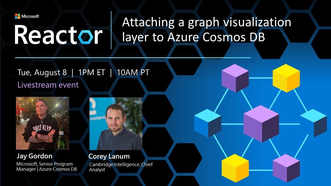 Attaching a graph visualization layer to Azure Cosmos DB - Aug. 2023