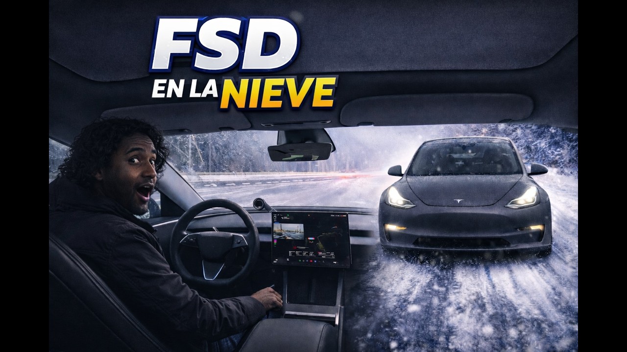 Navegando con FSD en la tormenta de nieve.