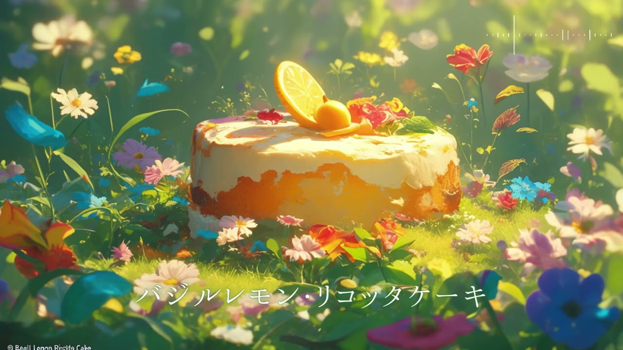 【フリーBGM/1時間】バジルレモン・リコッタケーキ（作業用BGM/勉強用BGM/配信用BGM）