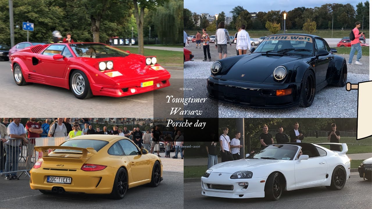 🕰️Youngtimer Warsaw 11/9/2024 🕰️ Special Porsche day - Carrera RS, RWB,  Countach, Supra... 🕰️