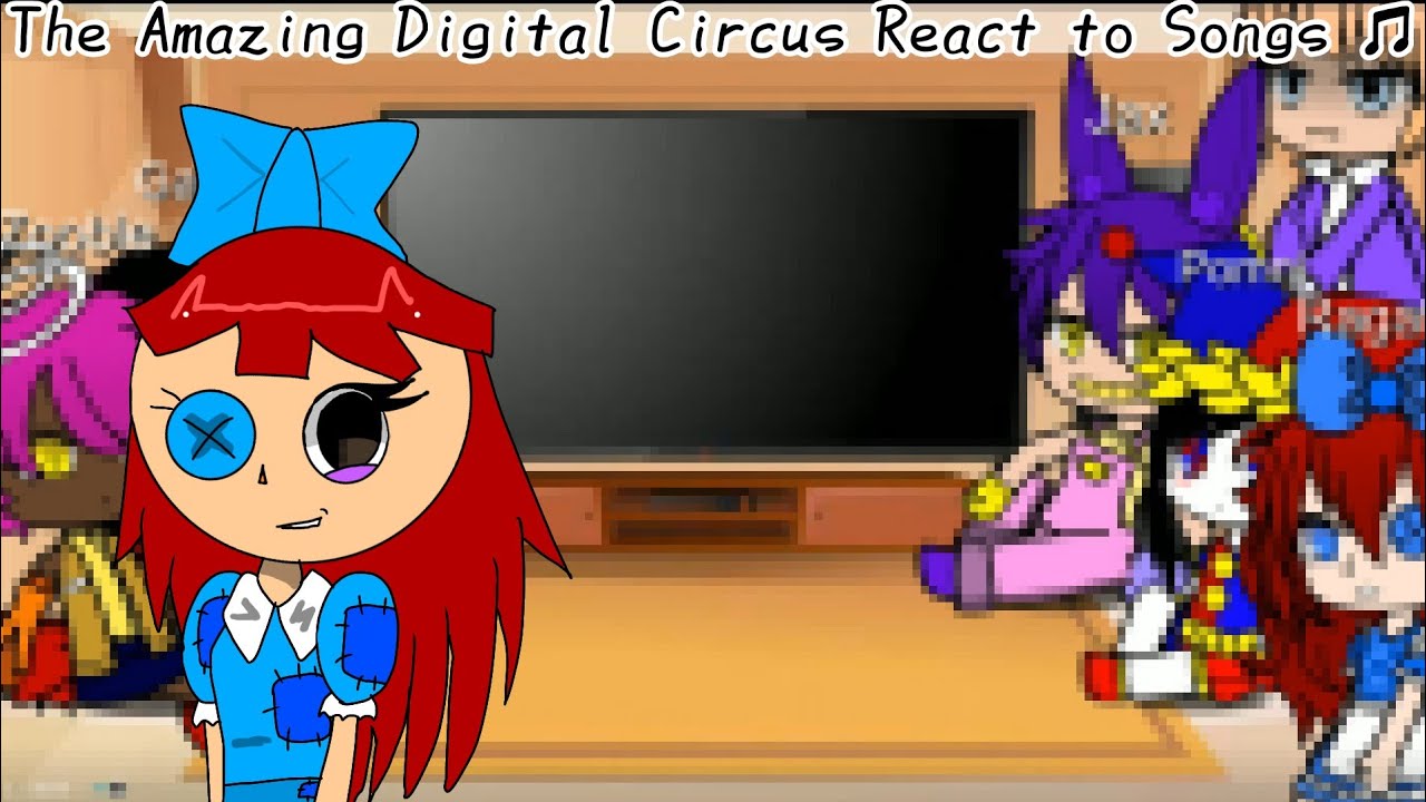 The Amazing Digital Circus react to Songs! [Angst] Gacha Club