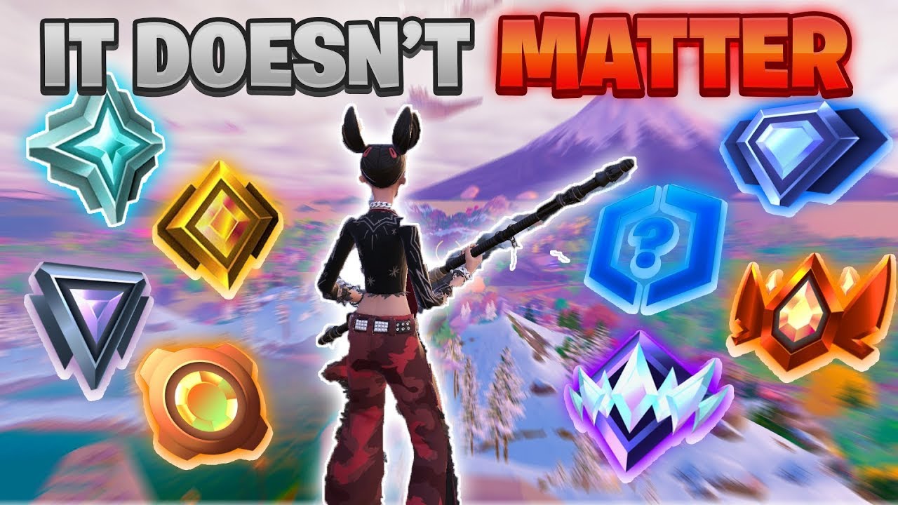 Why CARING About Your FORTNITE RANK Is Making You WORSE...