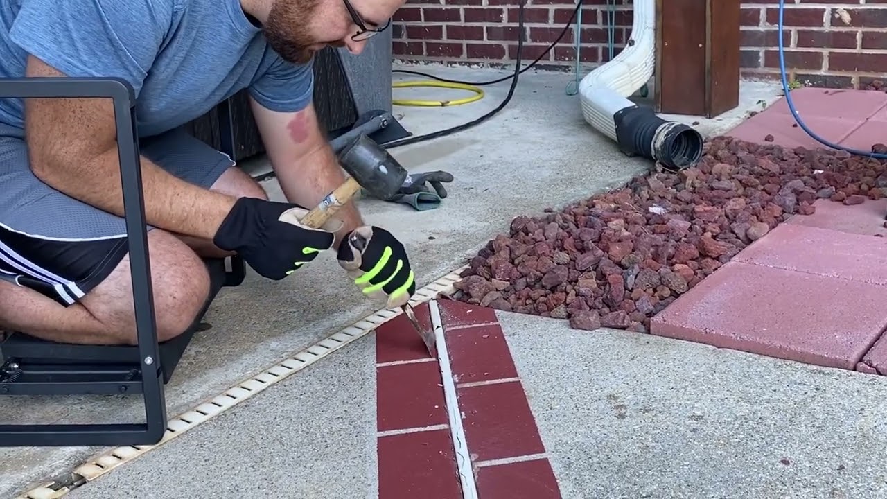Easily remove old plastic expansion joints
