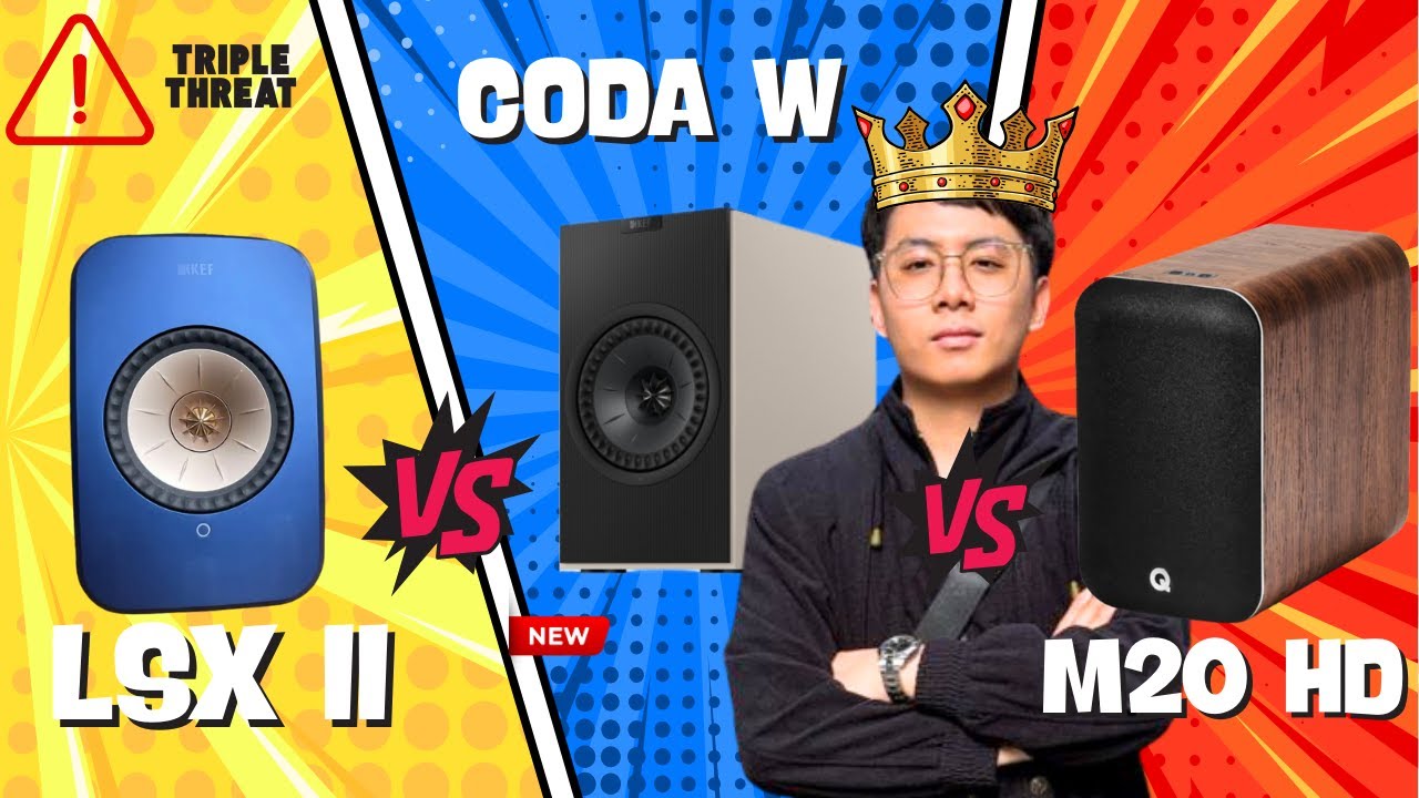 KEF CODA W против KEF LSX II против Q Acoustics M20 HD | Король активных акустических систем