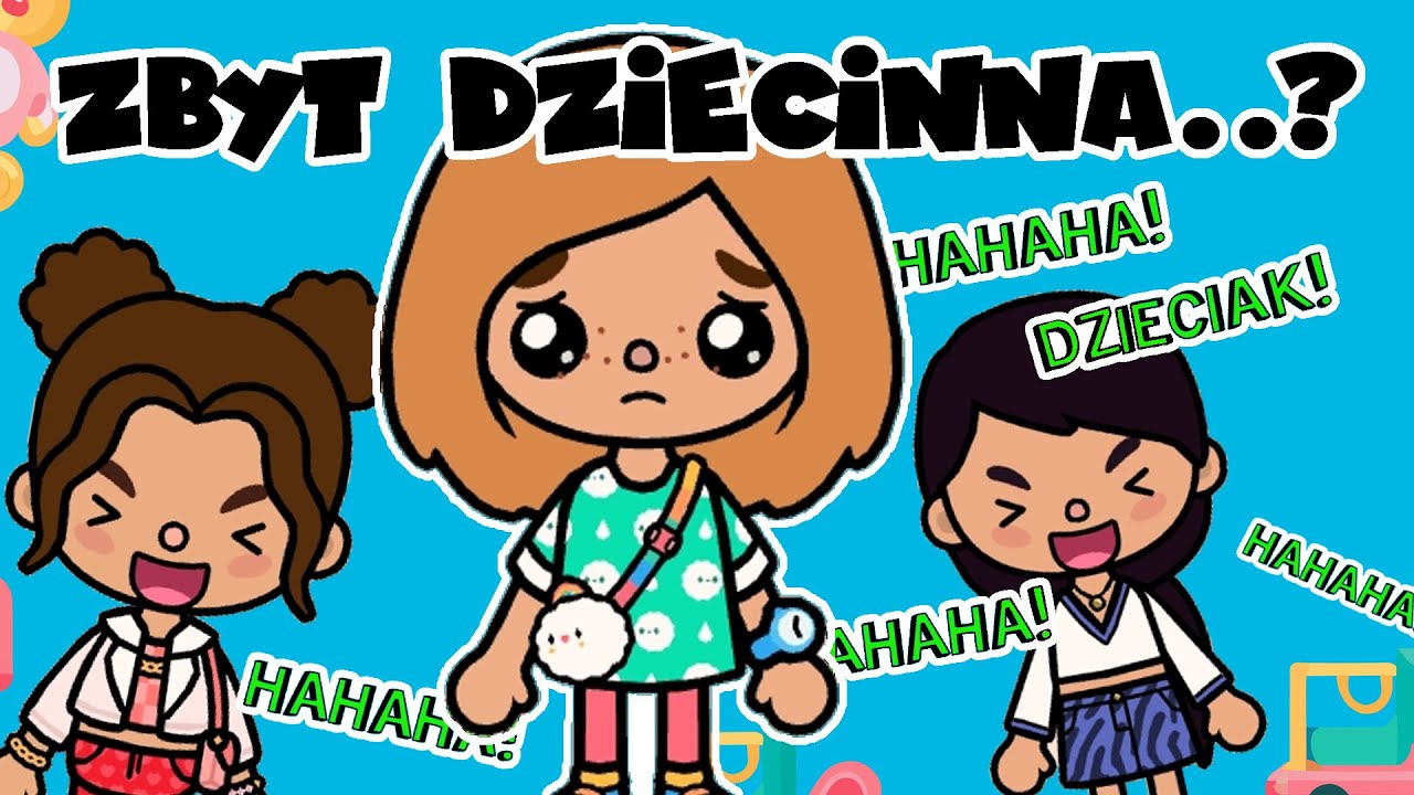 Jestem zbyt dziecinna?! 🤔 Pierwszy makijaż Toca Boca! 💄 #tocaboca #bajolanki 🎬