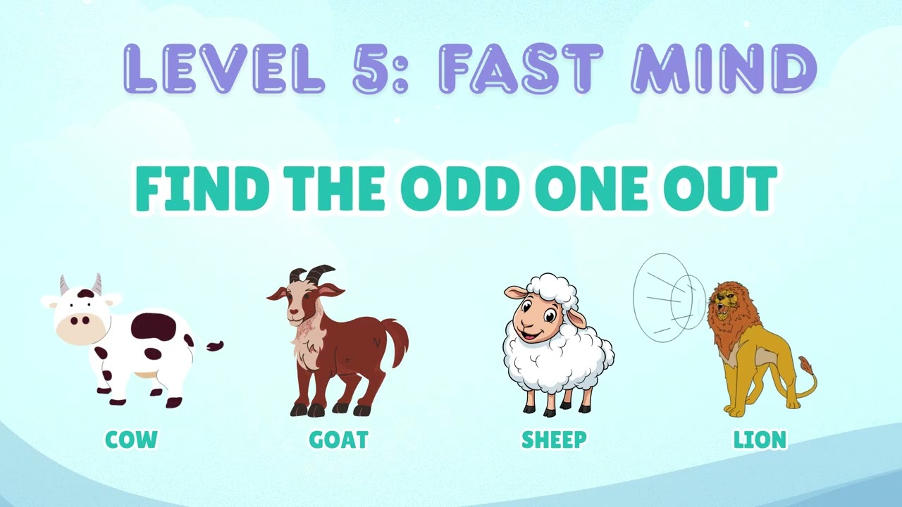 Find the Odd One Out | Animal Quiz for Kids