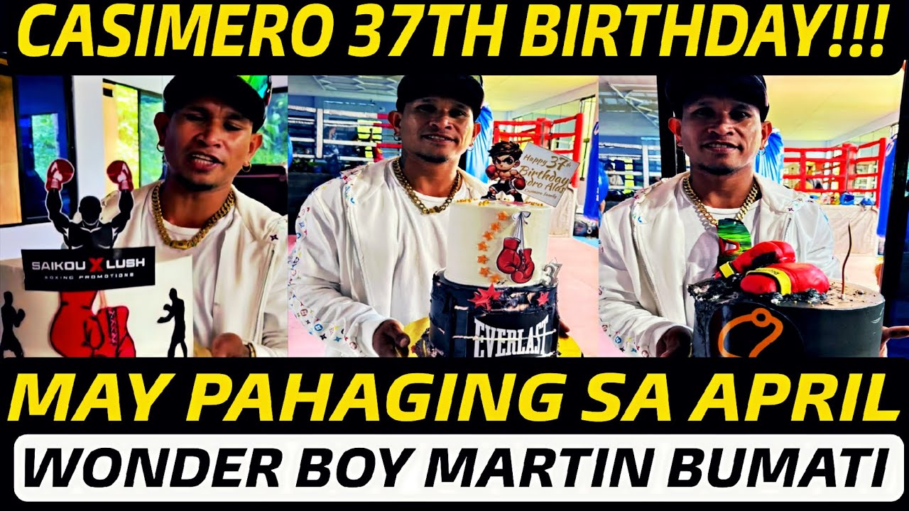 CASIMERO 37TH BIRTHDAY MAY PAHAGING SA APRIL AT WONDER BOY BUMATI