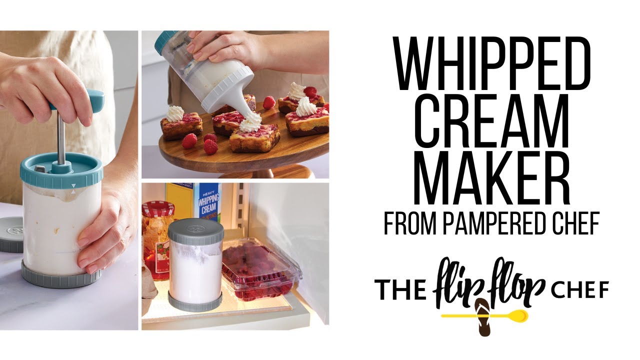 НОВИНКА от Pampered Chef: прибор для взбитых сливок с декоратором