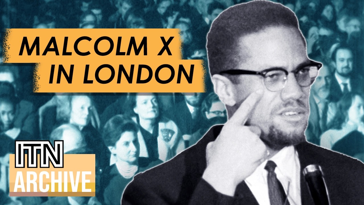 Malcolm X Speaks to Londoners About Black Resistance | Rare Footage of UK Visit (1964)