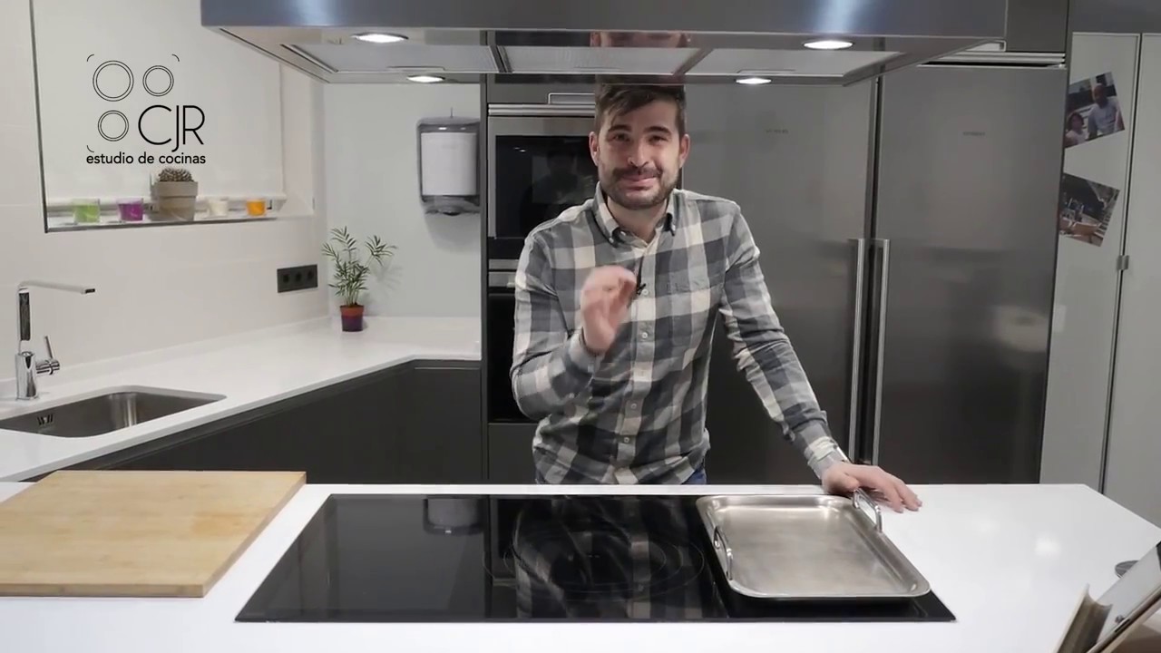 Cocina moderna Gris Antracita Silestone Blanco Serie Minos Line Cocinas Santos CJR