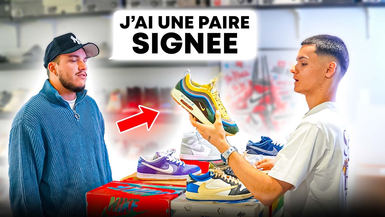 Il M'a Apporté Une Paire De SNEAKERS SIGNÉE ?!