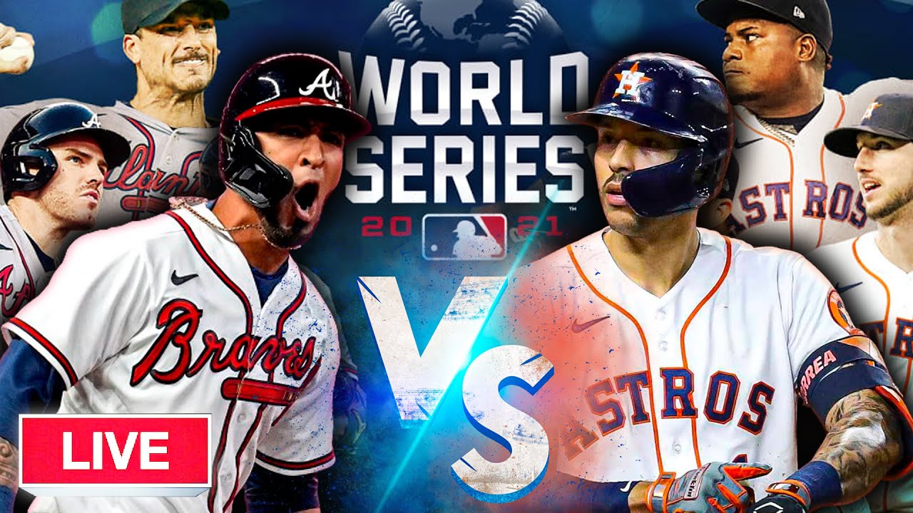 🔴 LIVE - ATLANTA BRAVES VS. HOUSTON ASTROS!! WORLD SERIES GAME #1 WATCH PARTY