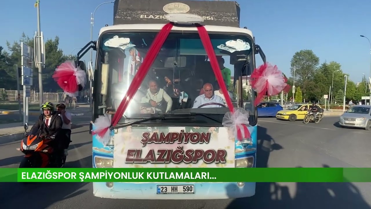 ELAZIĞSPOR ŞAMPİYONLUK KUTLAMALARI