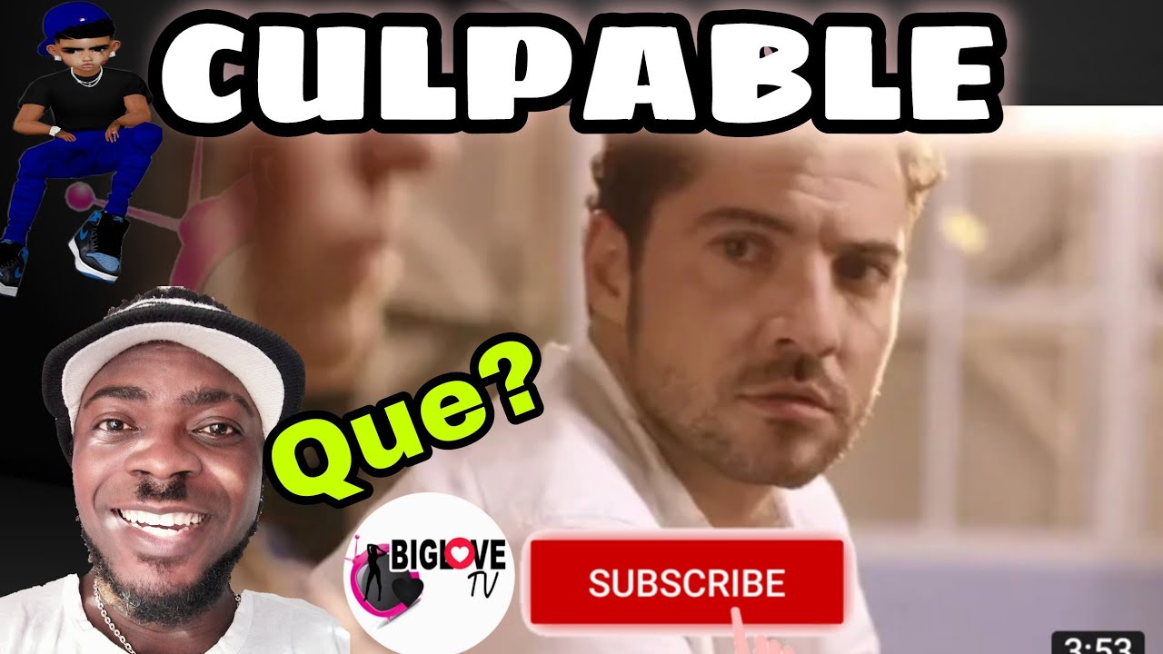FIRST TIME HEARING/..David Bisbal - Culpable (REACTION)