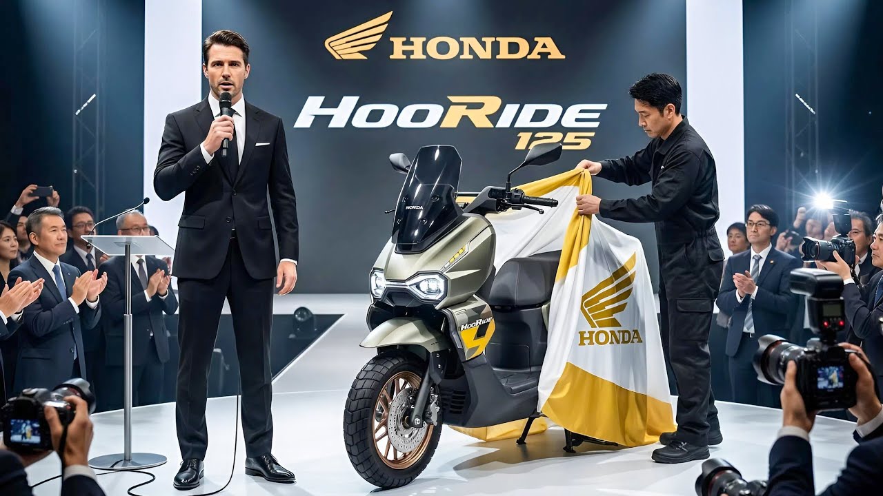 Официально выпущен новый мотоцикл Honda Hooride 125 2026 года!!