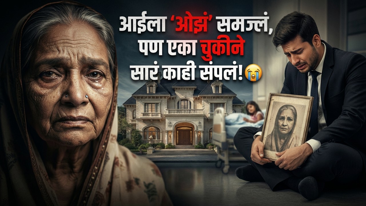 सुनेच्या सांगण्यावरून आईला वृद्धाश्रमात सोडलं, पण नियतीने असा खेळ खेळला की... | Moral Story