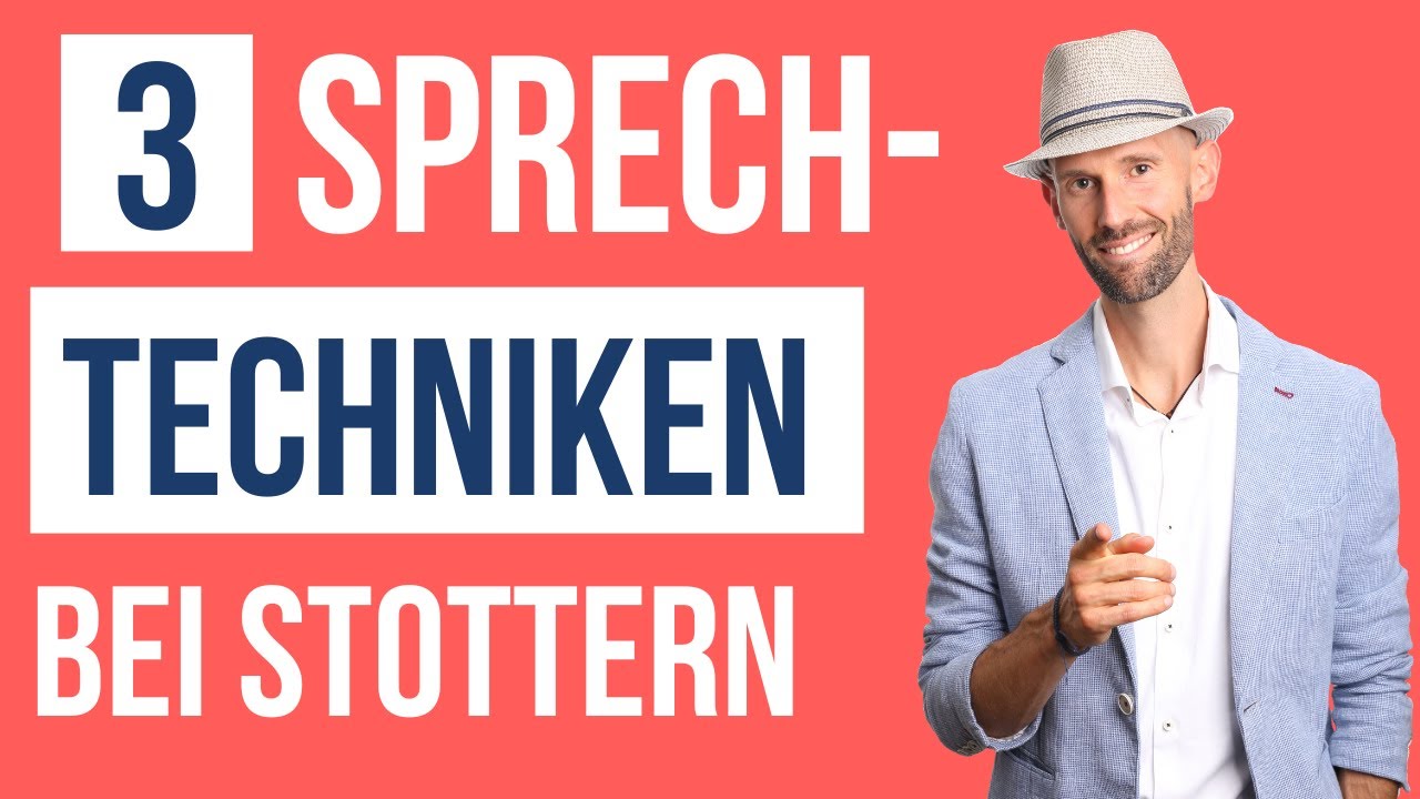 3 Techniken & &Uuml;bungen, um sofort weniger zu stottern & fl&uuml;ssiger zu sprechen