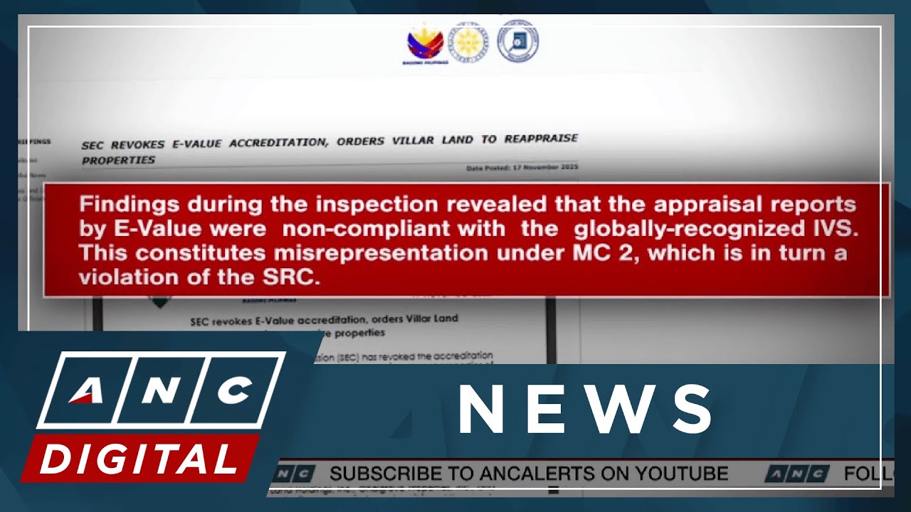 Villar Land appraiser's license revoked after P1.34-T land valuation | ANC