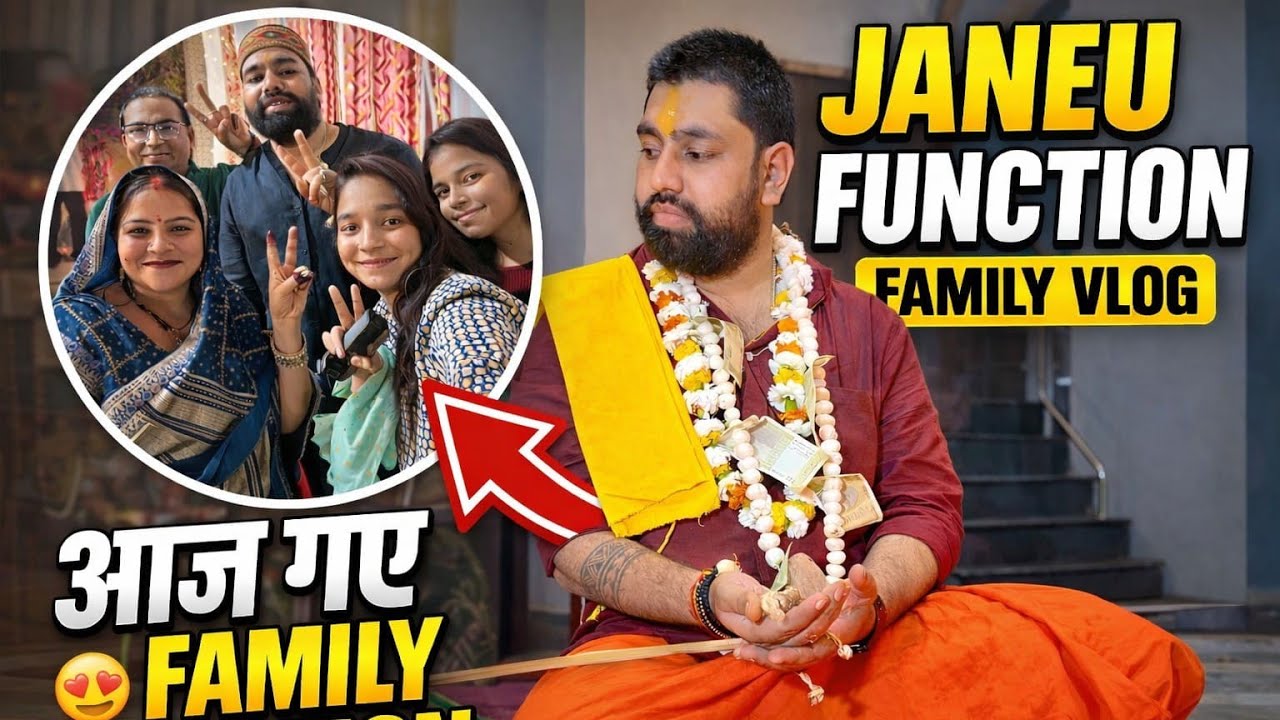 Bhaiya ke janeu function me kya kya hua 😱| Family vlog 